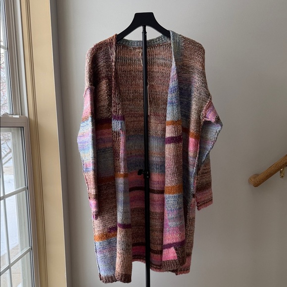 NWT Lovestitch Pastel Patchwork Cardigan Large - Picture 8 of 8